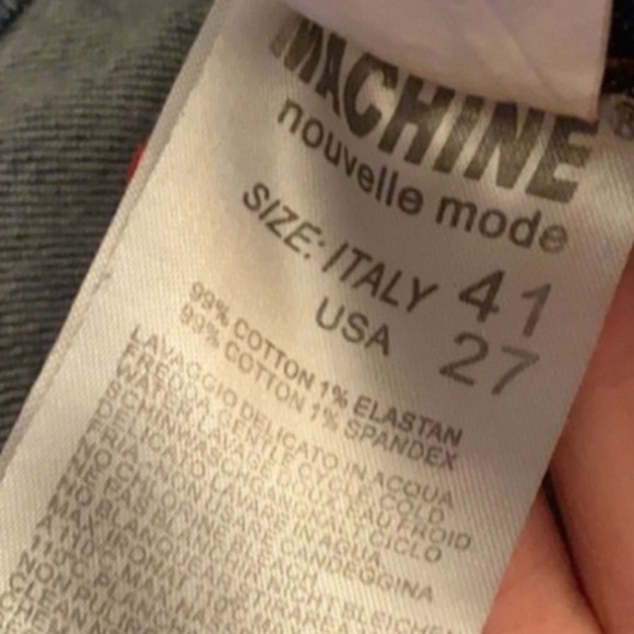 Machine Low Rise Distressed Skinny Jeans - Picture 7 of 9